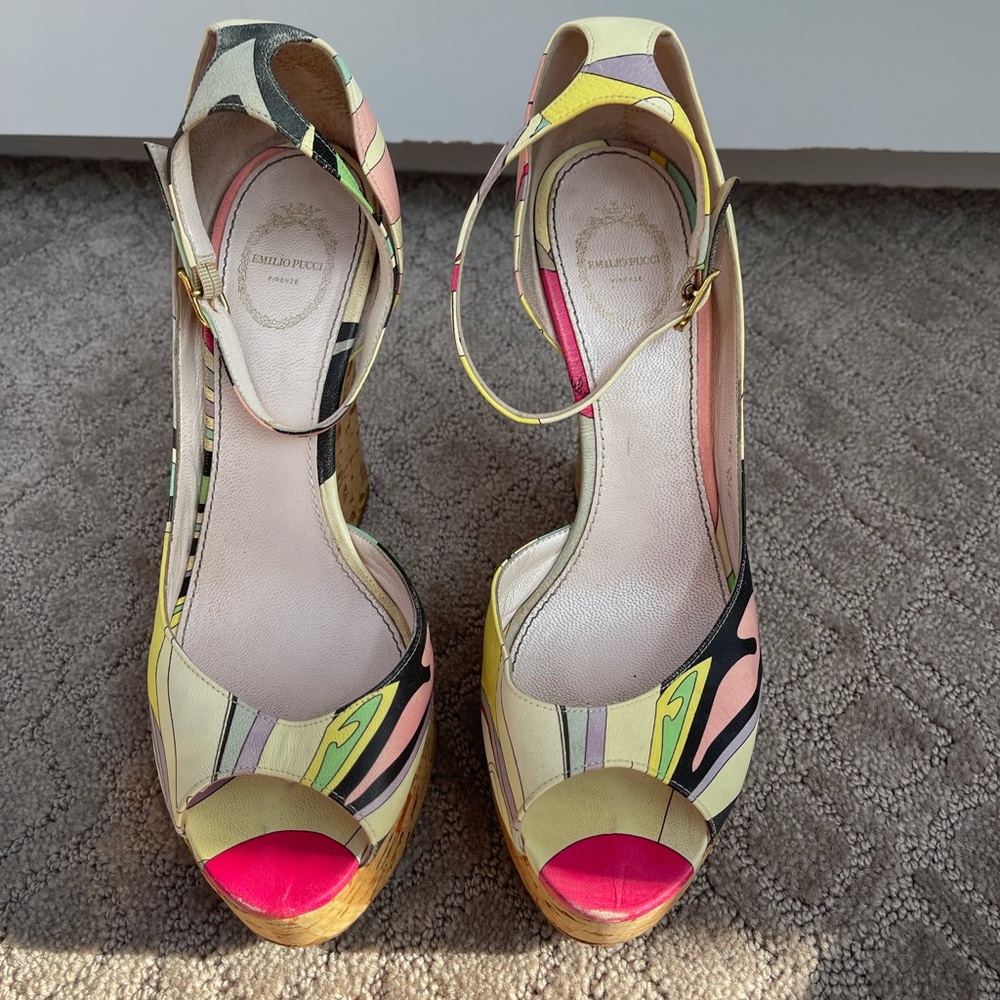 Emilio Pucci wedge
